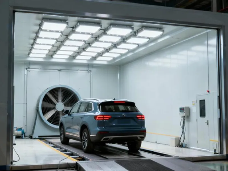 Customized 250m³ Walk-In & Drive-In Environmental Test Chamber for Full-Vehicle Performance